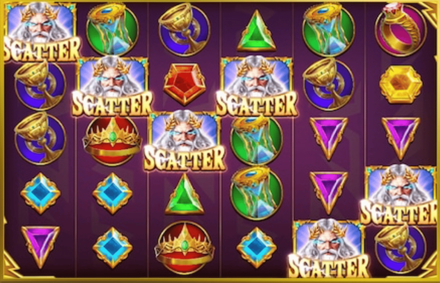 When we played Gates of Olympus with high RTP, we managed to land a full 6 scatter symbols in our tests. This is what they look like. A very good slot design that makes Gates of Olympus more exciting.