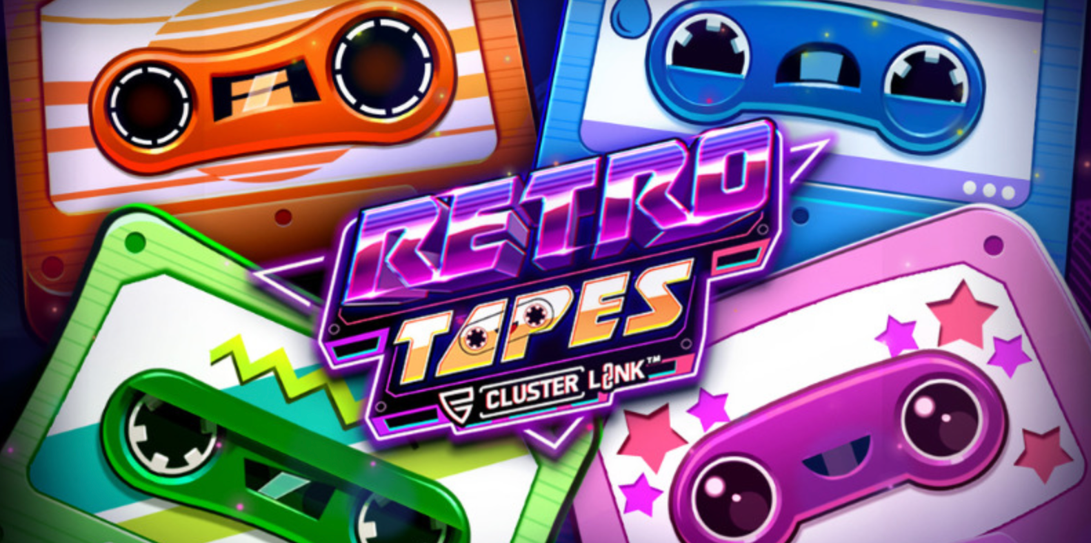 An image showing the signature cassette tapes in the Retro Tapes slot.