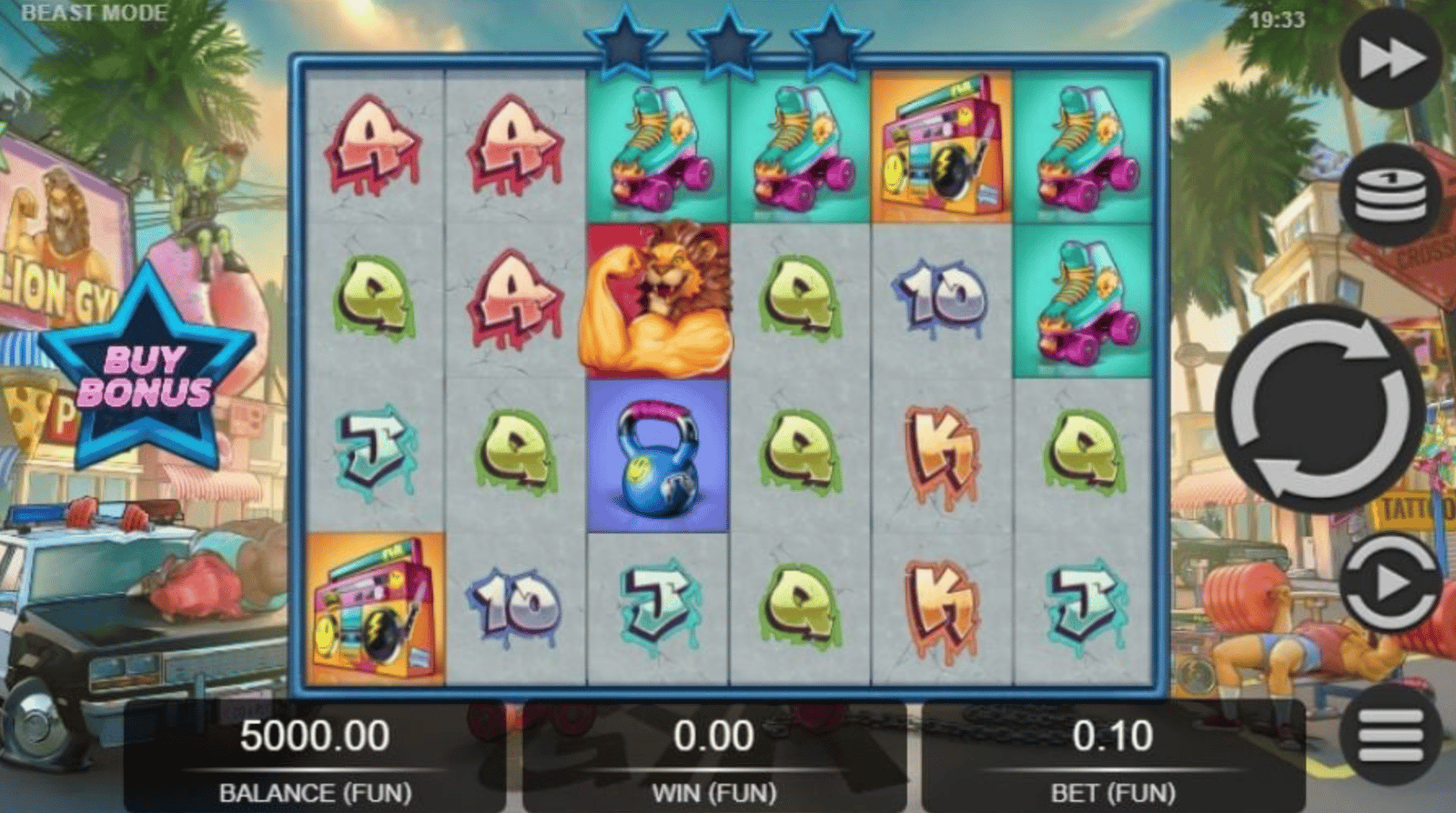 Here we test some spins on the beast mode slot with a high guaranteed RTP.